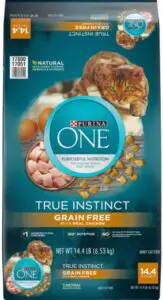 Purina ONE True Instinct Natural Real Chicken Plus Vitamins & Minerals Grain-Free Dry Cat Food