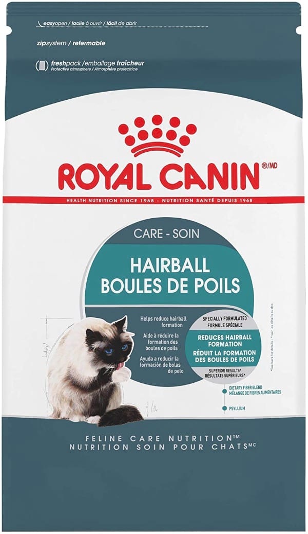 Best Dry Cat Food for Cats that Vomit Excessively - Royal Canin Feline Care Nutrition Hairball Care Dry Cat Food