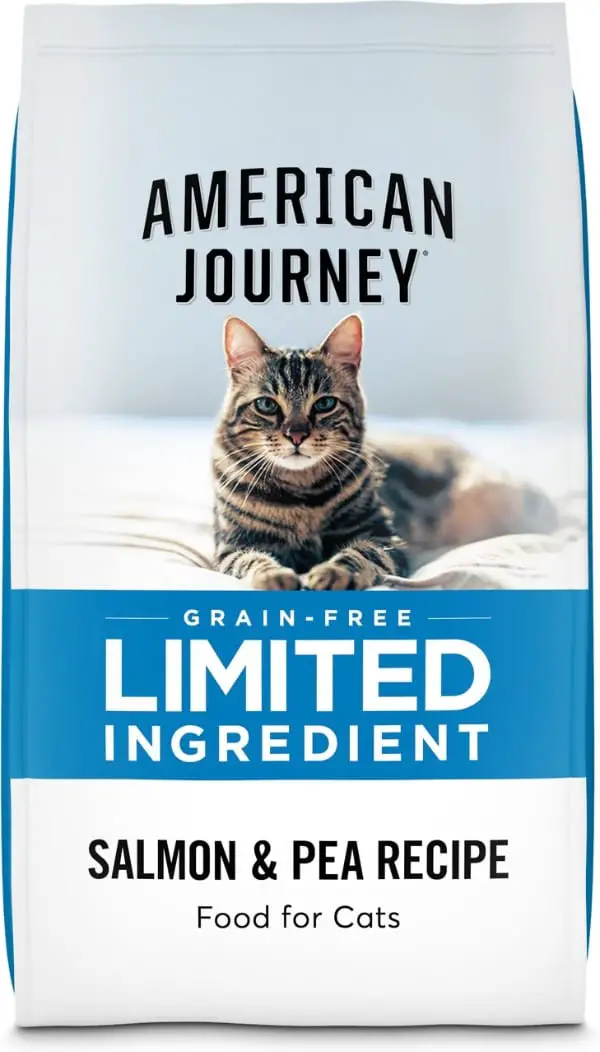 Effective Anti Shedding Cat Food - American Journey Grain-Free Limited Ingredient Salmon & Pea Recipe Dry Cat Food
