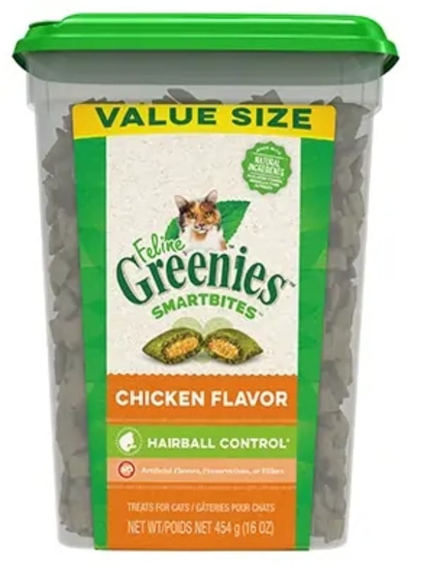 Greenies Feline Smartbites Hairball Control Cat Treats