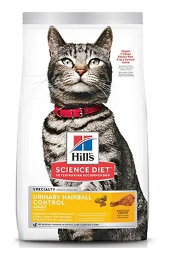 best cat food to help with hairballs