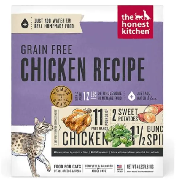 Honest Kitchen Dehydrated Cat Food for Hairballs