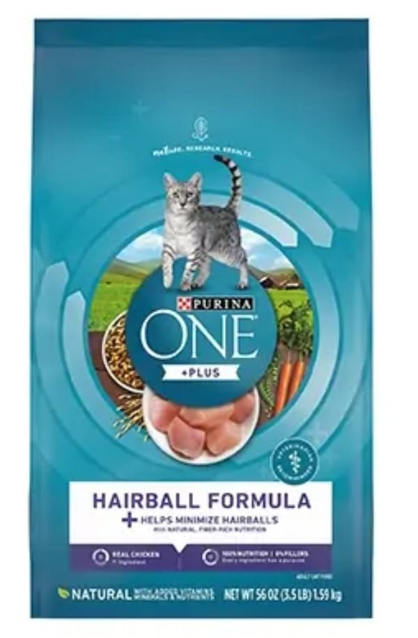 Purina ONE Hairball Adult Formula Dry Cat Food