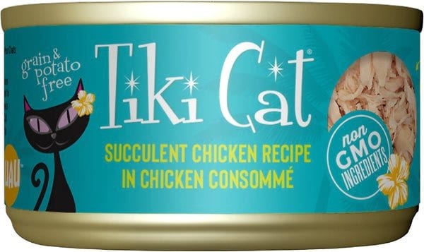 Tiki Cat Puka Puka Luau Succulent Chicken in Chicken Consomme Grain-Free Canned Cat Food